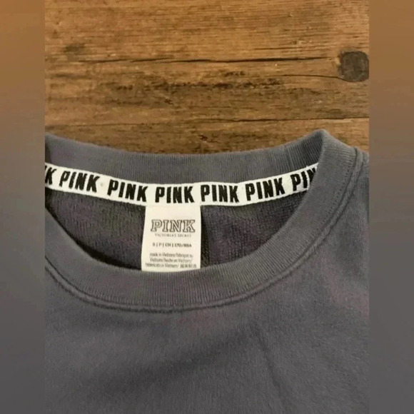 PINK VS HTF RARE BLING SWEATSHIRT/ JOGGERS OUTFIT SET S/M - Picture 9 of 12